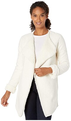 white shawl cardigan