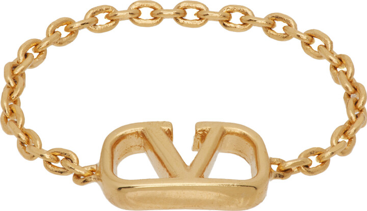 Valentino Garavani V-Logo Ring
