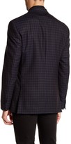 Thumbnail for your product : JB Britches Navy Windowpane Two Button Notch Lapel Wool Sportcoat
