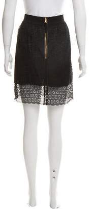 Marc Jacobs Embroidered Knee-Length Skirt w/ Tags