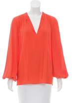 Thumbnail for your product : Michael Kors Tie-Accented Long Sleeve Blouse