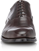 Thumbnail for your product : Barneys New York Men's Cap-Toe Balmorals-DARK BROWN
