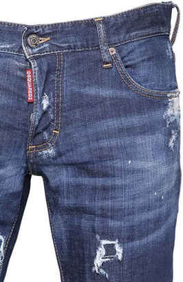 DSQUARED2 17.5cm Slim Fit Ripped Denim Jeans
