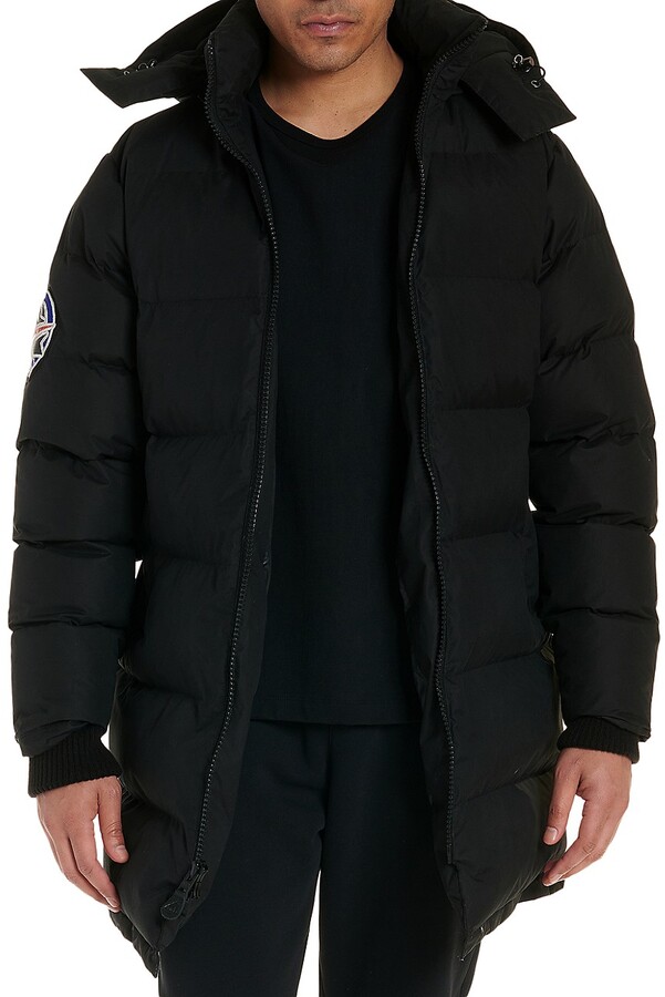 Avirex Official Removable Hood Cotton & Nylon Parka - ShopStyle Jackets