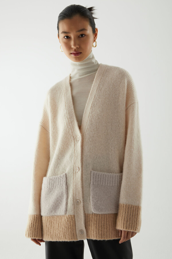 cos alpaca cardigan