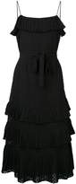 Thumbnail for your product : Zimmermann plissé chiffon midi dress
