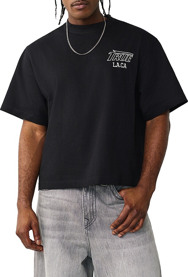 True Religion Boxy Fit Logo T-Shirt