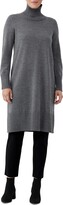 Thumbnail for your product : Eileen Fisher Turtleneck Long Sleeve Wool Sweater Dress