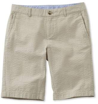 L.L. Bean Washed Chino Bermuda Shorts, Seersucker