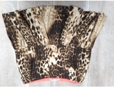 Thumbnail for your product : Maje Leopard print Linen Skirt