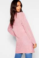 Thumbnail for your product : boohoo Loose Knit Slouchy Pocket Cardigan