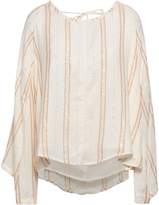 Thumbnail for your product : SUNDRESS Embellished Cotton-gauze Top