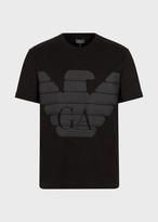 Thumbnail for your product : Emporio Armani R-Ea-Mix T-Shirt With Printed Maxi Logo