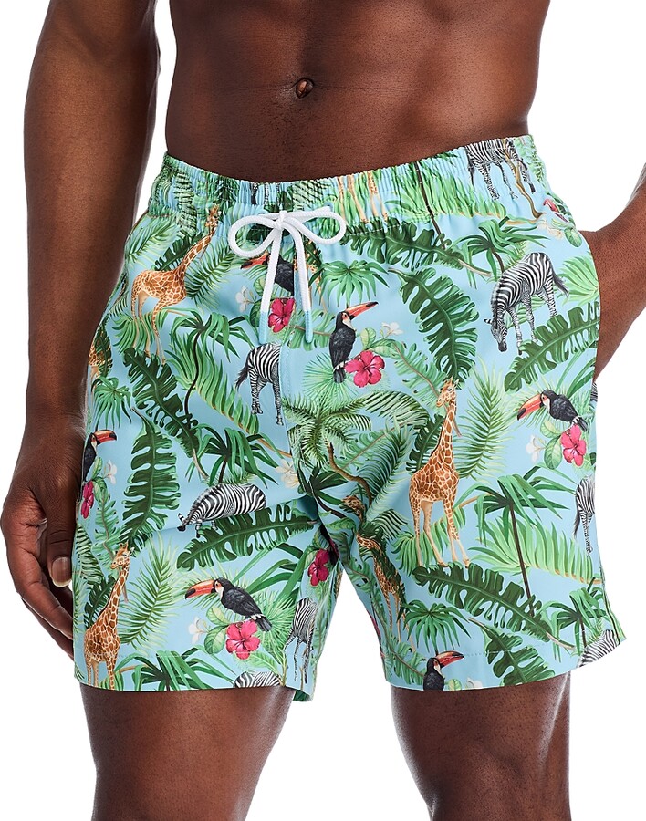 Trunks Surf & Swim Co. Sano Tropical Safari Print 6.5 Swim Trunks