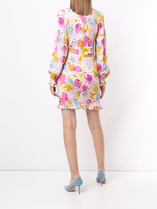 Rebecca Vallance Garda long-sleeve mini dress