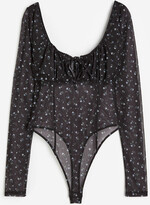 Thumbnail for your product : H&M Mesh Thong Bodysuit