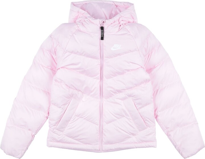 Nike Sportswear Big Kids' Synthetic-fill Hooded Jacket Down Jacket Pink -  ShopStyle Girls' Outerwear