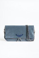 Thumbnail for your product : Zadig & Voltaire Rock Suede Clutch