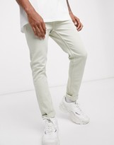 Thumbnail for your product : ASOS DESIGN skinny jeans in mint green