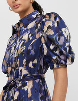 Thumbnail for your product : Under Armour Libby Animal Print Satin Shirt Dress Blue