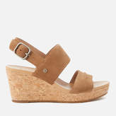 Thumbnail for your product : UGG Women's Elena II Double Strap Wedged Sandals - Chestnut