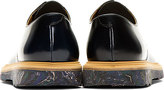 Thumbnail for your product : Paul Smith Navy Marbled Sole Thom Derbys