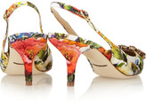 Thumbnail for your product : Dolce & Gabbana Embellished floral-brocade pumps