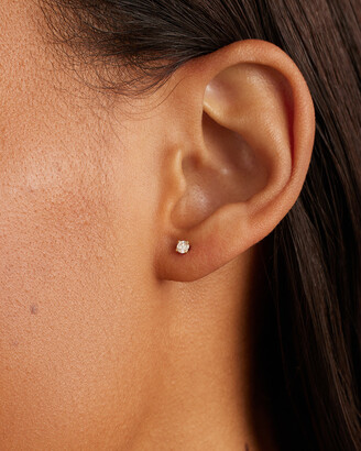 Gorjana Diamond Solitaire 3 Mm Stud Earring