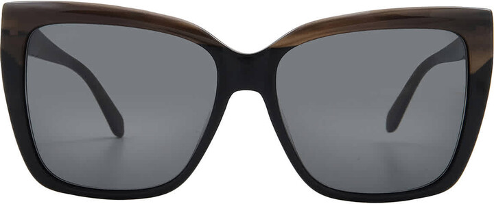 Ferragamo Blue Butterfly Ladies Sunglasses SF1102S 217 58