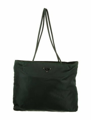 neon green prada bag