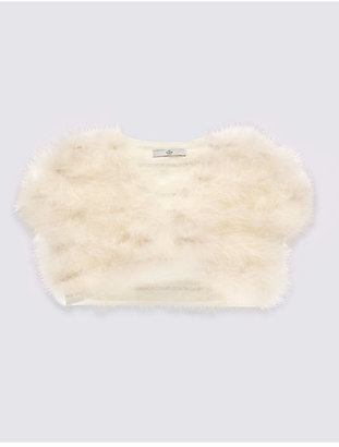 Marks and Spencer Marabou Cardigan (4-14 Years)