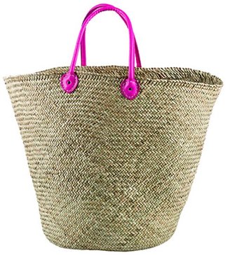 San Diego Hat Company Women's Pop Handle Seagrass Bag