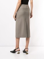 Thumbnail for your product : Rokh Layered Midi Skirt