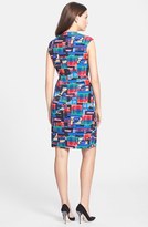 Thumbnail for your product : Ellen Tracy Print Faux Wrap Jersey Dress
