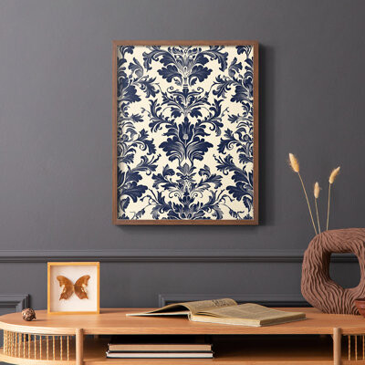 Winston Porter WM MORRIS Series DCCXXXIII -Premium Framed Print -Ready to Hang - No Nails Required