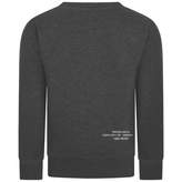 Thumbnail for your product : Neil Barrett Neil BarrettBoys Grey Graphic Print Sweater