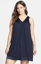 Thumbnail for your product : Midnight by Carole Hochman Satin Detail Chemise (Plus Size)