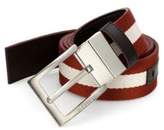 Thumbnail for your product : Bally Striped Reversible Belt