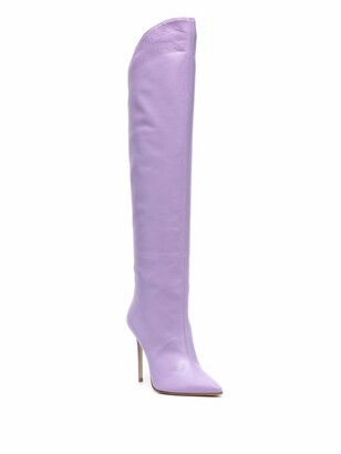 Giuliano Galiano Elise pointed leather boots