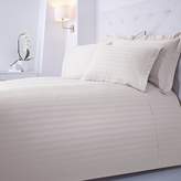 Thumbnail for your product : Hotel Collection Luxury Dobby stripe flat sheet pair superking cream