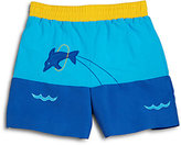 Thumbnail for your product : Florence Eiseman Infant's Colorblock Dolphin Swim Trunks