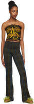 Thumbnail for your product : Anna Castellano SSENSE Exclusive Brown & Black Bee Tube Top