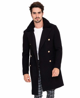 Mens Fur Collar Coat | Shop the world's largest collection of fashion |  ShopStyle UK