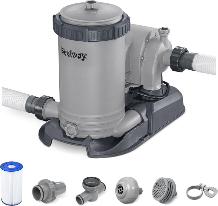Bestway 2,500 Gallon Filter Pump Set for Above Ground Outdoor Swimming Pools