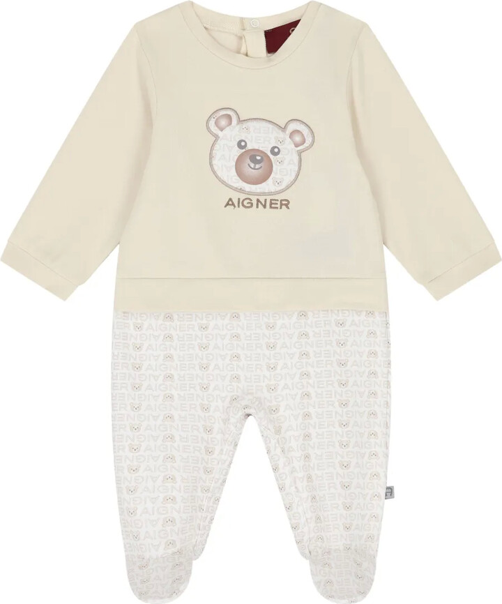 Aigner Kids Bear-Print Pajamas