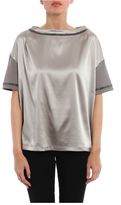 Thumbnail for your product : Fabiana Filippi T-shirt In Jersey And Satin