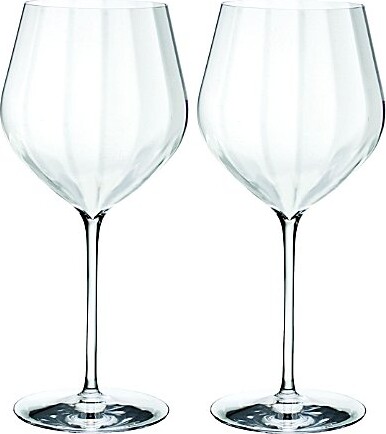 Waterford Crystal Elegance Optic Cabernet Sauvignon Stemware Set of 2
