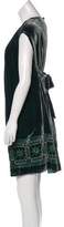 Thumbnail for your product : Anna Sui Velvet Sleeveless Dress Green Velvet Sleeveless Dress
