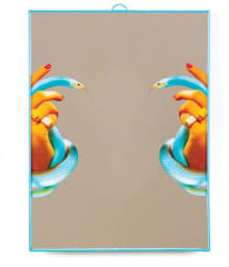 Seletti Large Hands With Snakes Mirror