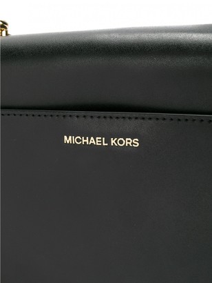 MICHAEL Michael Kors Mott Leather Large Bag With Chain And Charms